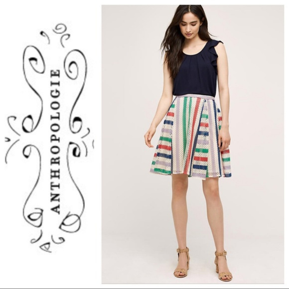 Anthropologie Dresses & Skirts - Anthropologie | Eva Franco Striped Crochet Skirt Anthropologie Dresses & Skirts - Anthropologie | Eva Franco Striped Crochet Skirt